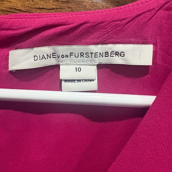 DVF HALLE' SLEEVELESS STRETCH WOVEN A-LINE DRESS - Picture 7 of 12